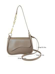 2025 New Versatile Shoulder Diagonal Crossbody Handbag For Women - Grey - View 4