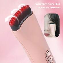 新款電熱睫毛捲曲器,usb充電式睫毛捲曲工具,配有熱量分離技術 - 白色 - 查看 4