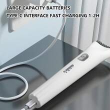 新款電熱睫毛捲曲器,usb充電式睫毛捲曲工具,配有熱量分離技術 - 白色 - 查看 9