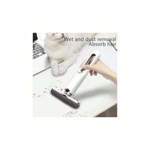 1入迷你可擠式拖把，便攜式清潔拖把，手持式桌面廁所汽車窗玻璃海綿清潔器，家居清潔工具 - 白色 - 查看 6