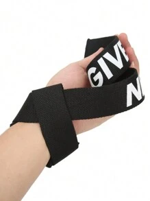 1 Pair Women Lifting Straps For Weightlifting Straps Gym Power Workouts Lifting Wrist Straps Padded Support Lifters Deadlift Straps Hard Pull Exercise Straps Gym Accessories - Black - View 5