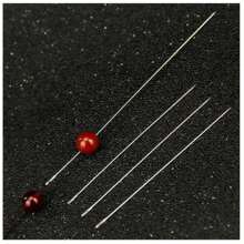 25 cái/hộp Kết cườm Kim , Gầy & Dài , Làm đồ trang sức Dụng cụ DIY - Bạc - Xem 5