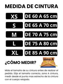 vetega Cinturilla de Latex Tipo Chaleco - Negro - Ver 5