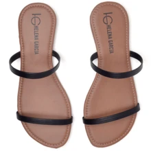 Women Flat Sandals - 黑色 - 查看 2