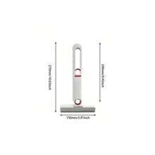 1入迷你可擠式拖把，便攜式清潔拖把，手持式桌面廁所汽車窗玻璃海綿清潔器，家居清潔工具 - 白色 - 查看 11