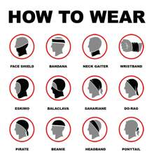 Sun Protective Anti UV 1pc Anti Dust UV Buff Bandana Head Scarf Motorcycle Bicycle Sport Topeng Headband Outdoor - Multicolor - View 2