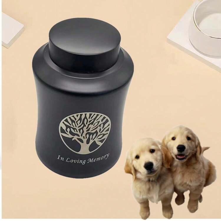 1pc Large Pet Funeral Ashes Urn Waterproof Tree Design Titanium Steel Cremation Ash Holder Memorial Sealed Moisture Proof Bones Storage Box For Cremation Ashes SHEIN Malaysia