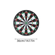 雙面鏢組,娛樂休閒比賽級職業級鏢組,配有飛鏢針的玩具 - 黑色 - 查看 3