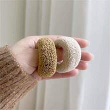 6入組/套高彈性粗卷髮圈,附盒,無縫髮帶,女士馬尾綁帶 - 彩色 - 查看 3