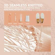 STQ Slip On Shoes For Women Breathable Fashion Sneakers Comfortable Knit Casual Shoes - BEIGLOGO - Xem 2