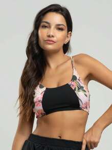 Women Tops - 玫紅色 - 查看 1