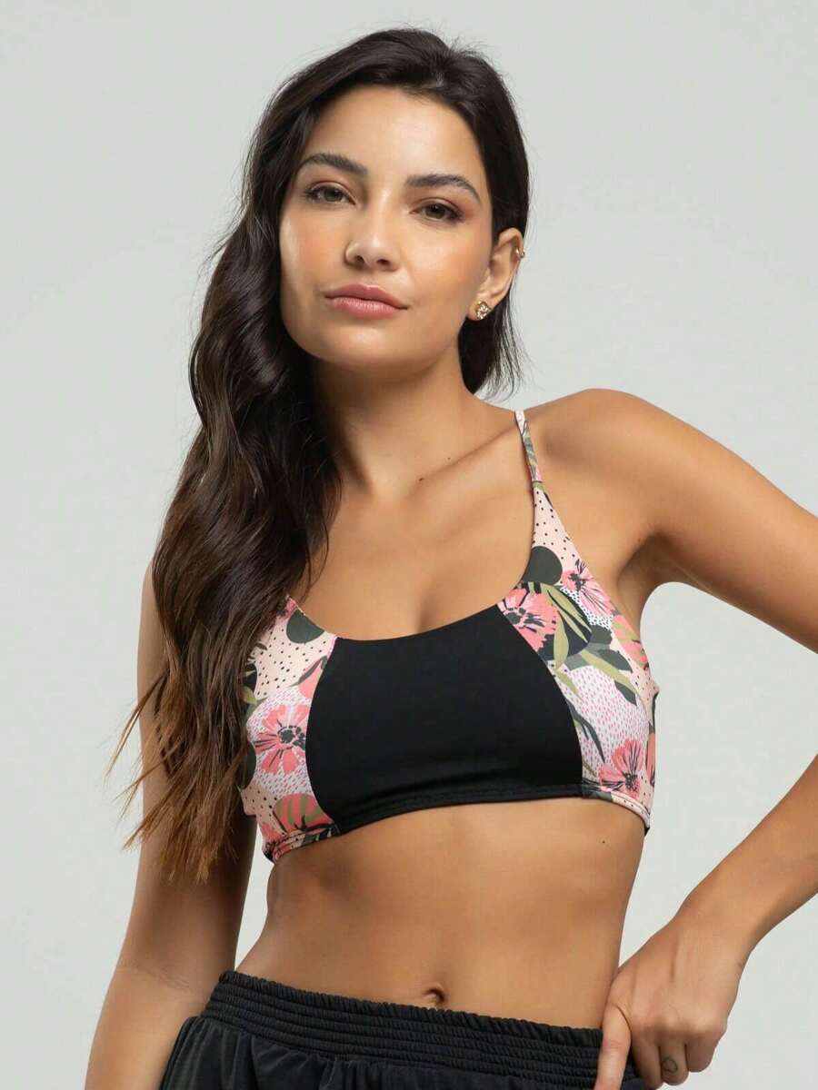 Women Tops - 玫紅色 - 查看 1