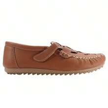 Women Flat Sandals - 駝色 - 查看 5