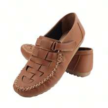 Women Flat Sandals - 駝色 - 查看 2