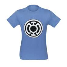 Blue Lantern Big Symbol Blue T-Shirt - 藍色 - 查看 3