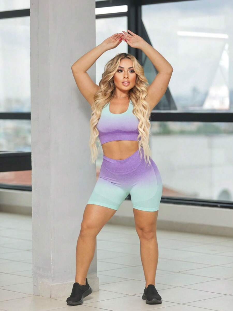 Women Two-Piece Outfits - Màu xanh nhạt - Xem 1