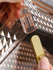 1pc Diamond-Shaped Transparent Storage Basket - Clear - View 6