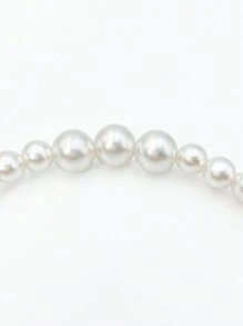 1 Mảnh Băng Đô Ngọc Trai Giả Nữ Băng Đô Mùa Hè Phong Cách Công Chúa Người Nổi Tiếng Trên Internet 2023 Mới Cảm Giác Tiên Tiến Của Mọi Thứ Khi Đi Ra Ngoài Băng Đô Cổ Điển - trắng - Xem 3