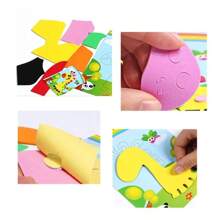 5/10/20pcs 3D EVA Foam Sticker Puzzle Cartoon Animal 20 Styles DIY Craft Early Education Toys Gift For Children - Multicolor - View 3