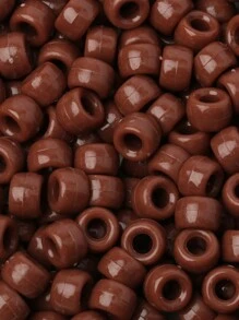 100 件/批 6*9 毫米圆形彩色小马隔珠亚克力辫子大孔珠适用于 DIY 珠宝制作手链项链手工艺品用品 - 彩色 - 查看 40