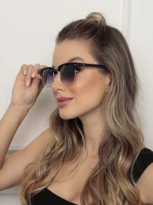 Kính thời trang mùa hè cho nữ Thanh lịch cho mùa hè - Màu xám đen - Xem 3