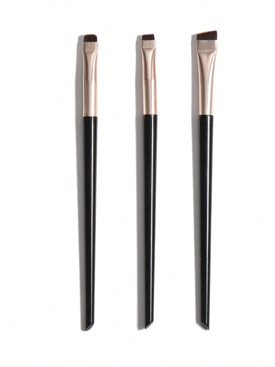 3件套专业眼线刷、眼影刷、眉刷，化妆刷套装，化妆刷组合，全套化妆工具，化妆刷套装，完整化妆套装，化妆刷组合，全套化妆工具，化妆刷套装，化妆刷礼盒套装