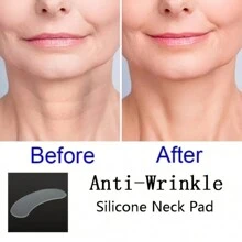 1pc Reusable Neck Wrinkle Patch, Neckline Silicone Anti-Wrinkle Patch, Neck Firming Beauty Patch
