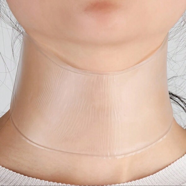 1pc Reusable Neck Wrinkle Patch, Neckline Silicone Anti-Wrinkle Patch, Neck Firming Beauty Patch