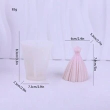婚纱造型 & 香薰 & 蜡烛 & 装饰 & 石膏硅胶模具 - 白色 - 查看 5