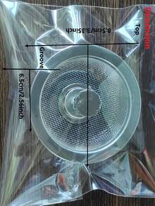 1Pc Upgrade Your Kitchen Sink With A Stainless Steel Water Filter - 1Pc Sink Filter With Plug - Silver - View 8