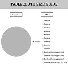 1塊聚酯纖維圓桌布,適用於飯店宴會婚禮餐桌裝飾,薄荷藍色 - 薄荷藍 - 查看 4