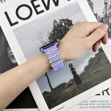 2024 Mới 12 Chòm sao Trang trí Nhẫn Tương thích với Apple Watch Silicone 49mm 45mm 44MM 42mm 41mm 40mm 38mm Loạt 8 7 6 5 4 3 Kim loại Kim cương Phụ kiện - Bạc - Xem 3