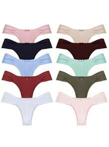 Kit 5 Dezzo Double-Sided Panties In Premium Comfort Microfiber - 彩色 - 查看 6