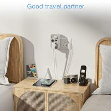 Electrical Sockets & Plugs Adaptors - Grey - View 6