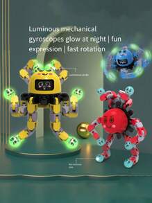 全新玩具,機械可折疊變形,夜光發光,減壓玩具 - 顏色隨機出貨 - 查看 1