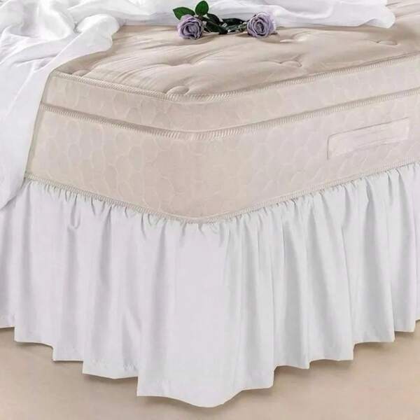 Saia Box Cama Queen Basic Elástico Em Toda A Volta