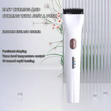 新款電熱睫毛捲曲器,usb充電式睫毛捲曲工具,配有熱量分離技術 - 白色 - 查看 2