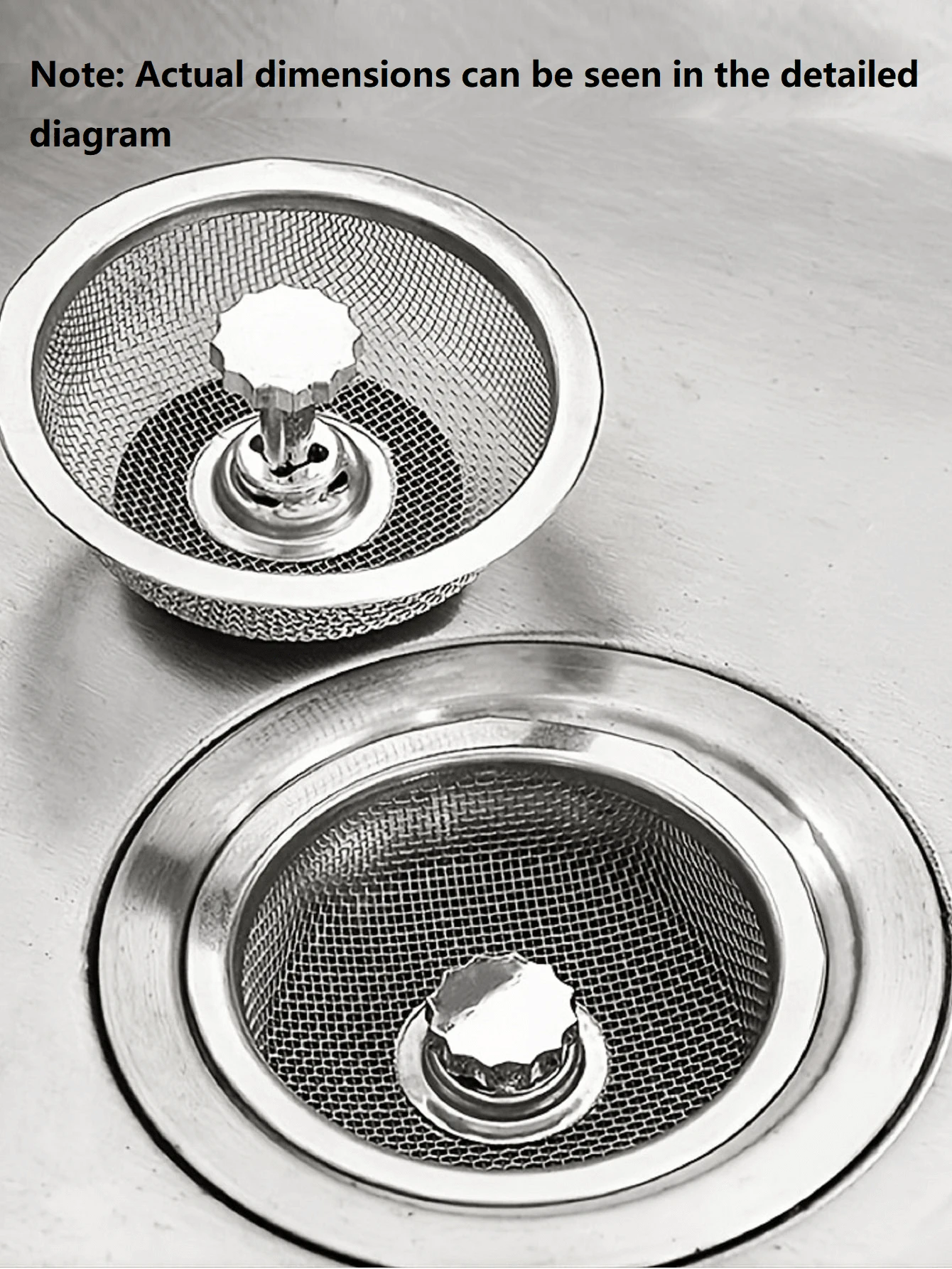 1Pc Upgrade Your Kitchen Sink With A Stainless Steel Water Filter - 1Pc Sink Filter With Plug