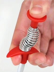 Pinza Destapa Cañerías y Tuberias . Herramienta de Limpieza Multifuncional - Rojo - Ver 9