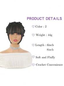 Fake Bangs Female Forehead Air Bangs Wig Piece High Skull Top Cloud Hair Band Natural Bangs Hair Piece