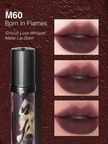 GIRLCULT 愛的告白護唇膏m60煙玫瑰色 - 硝煙玫瑰 - 查看 4