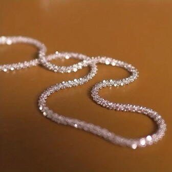 1 Pieza Collar De Estrella Del Cielo Con Cadena Minimalista Brillante Para Hombres Y Mujeres (45,7 A 76,2 Cm)