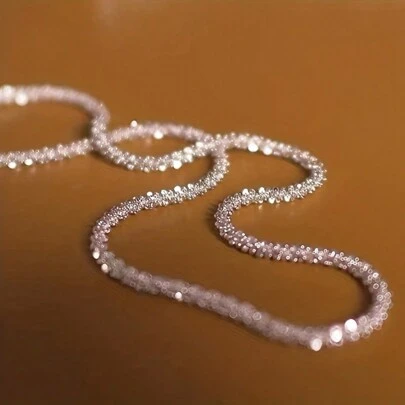 1 Pieza Collar De Estrella Del Cielo Con Cadena Minimalista Brillante Para Hombres Y Mujeres (45,7 A 76,2 Cm)