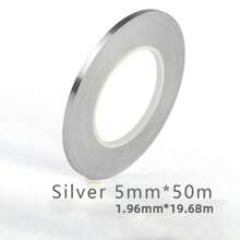 1捲毛刷金銀地板邊緣防水接縫壁貼,牆縫天花板家居裝飾,自粘瓷磚膠帶,196.85英寸 - 彩色 - 查看 8