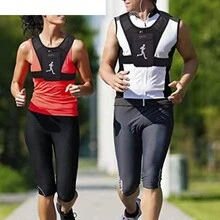 1pc Running Waist Bag Fitness Correction Belt - Black - View 2