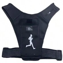 1pc Running Waist Bag Fitness Correction Belt - Black - View 3