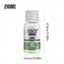 Hgkj汽車大燈修復套件,刮擦及變黃清洗頭燈,快速亮化塗層磨光蠟 - 杏色 - 查看 7