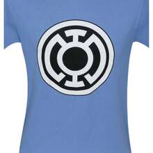 Blue Lantern Big Symbol Blue T-Shirt - 藍色 - 查看 2