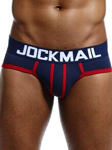 JOCKMAIL 4件裝男士吸濕三角褲，適用於運動健身 - 彩色 - 查看 10