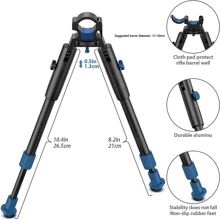 6-9 Inch Bipod  19mm Round Head Shooting Toy